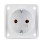 Berker W.1 paviršinis Schuko kištukinis lizdas IP44 poliarinė balta 250V 16A