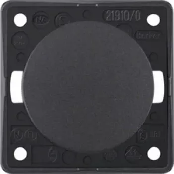 Berker Rocker Push-button Anthracite su varžtinėmis gnybtų jungtimis 936712505