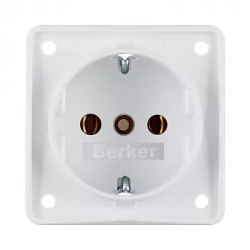 Berker SCHUKO kištukinis lizdas 941852502 poliarinė balta matinė