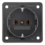 Berker Schuko Kištukinis Lizdas 941852505 Antracito Matinis