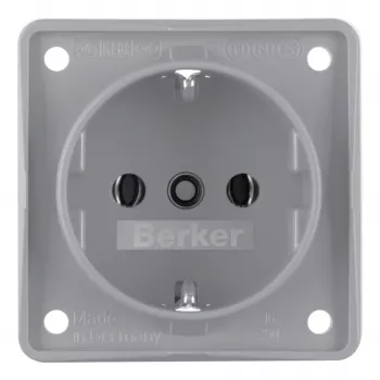 Berker Schuko lizdas 941852506 matinė pilka
