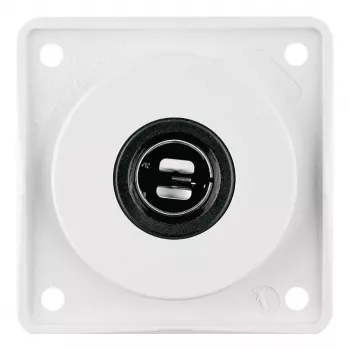 Berker 945172509 Integro lizdas 12V poliarinė balta blizgi