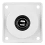 Berker 945172509 Integro lizdas 12V poliarinė balta blizgi