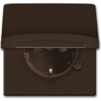 Busch-Jaeger 2064-0-0291 Schuko kištukinis lizdas CEE 7/3 2P+E IP44 Ruda 250V 16A paviršinis montavimas