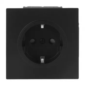 Busch-Jaeger SCHUKO kištukinis lizdas 20 EUCB-45M Safety+ Black Matt