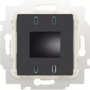ABB Busch-Jaeger BJ 1096 UTA-BT kambario temperatūros reguliatoriaus įdėklas 24V normaliai atviras kontaktas su ekranu (2CKA001032A0537)