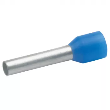 KLAUKE GR4738 Izoliuota ferulė, 2,5 mm², mėlyna, alavuota varinė, polipropilenas (PP), 100 vnt.