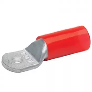 Klauke 605R12 Izoliuota vamzdinė kabelio antgalė, 35 mm², M12, raudona, alavuota varis, tiesi, poliamidas