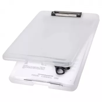 MAPED The Clip Clipboard H2532010 DIN A4 Peršviečiamas Baltas Plastikas