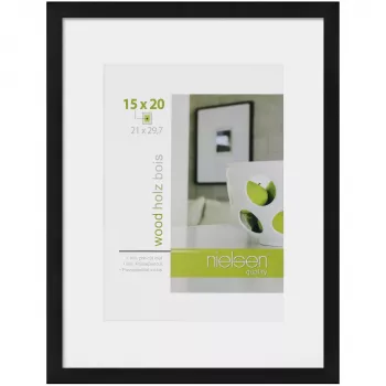NIELSEN DESIGN Apollon Black Wood Photo Frame A4 21x29.7 cm 8988046