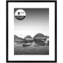 NIELSEN DESIGN Aura Picture Frame Black 24x30 cm Wood incl. Passepartout 1122000