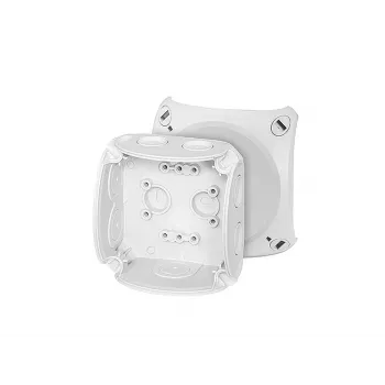 Hensel DK 0200 G kabelių jungiamoji dėžutė iki 2,5 mm² be gnybtų, pilka RAL 7035