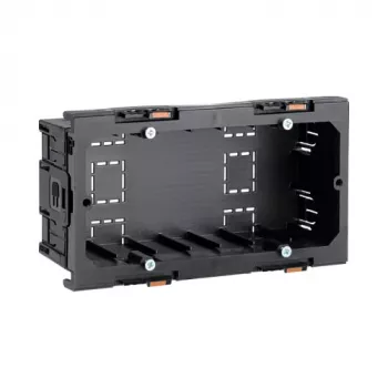 Hager G2860 Galinis dangtelis - juodas - poliamidas - 47 mm - 1 vnt.
