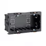 Hager G2860 Galinis dangtelis - juodas - poliamidas - 47 mm - 1 vnt.