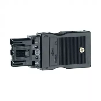 Hager G4703 Dengiamasis rėmelis 3-jų vietų Juodas IP20 230V 76x35x15mm