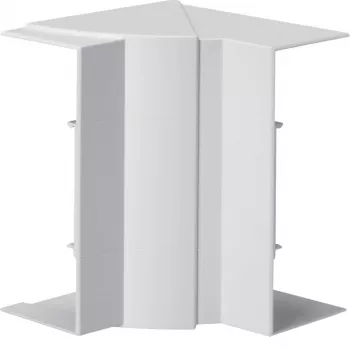 Hager BR651704H9016 Reguliuojamas vidinis kampas BR/A/S kabelių kanalams 68x170mm baltas RAL 9016