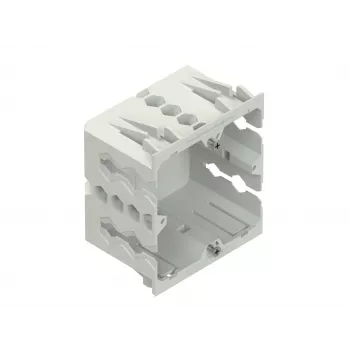 NIEDAX GDM 50-1 VW įrenginio montavimo dėžutė 1 vietos grynai balta RAL 9010 poliamidas 50mm