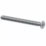 KAISER ELEKTRO 2472-40 Įrenginio varžtas 3,2 x 40 mm, apvali galvutė, plyšinis, cinkuotas plienas, 1 vnt.