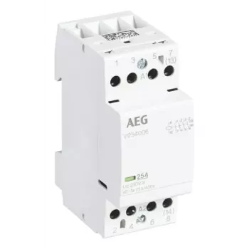 BUSCH-JAEGER AEG Įrengimo kontaktoriai VI254006230V 25A 4 NO 230V AC