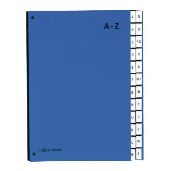 PAGNA Pultordner 24 skyrių A4 kartoninis mėlynas portretinis 340 mm 35 mm