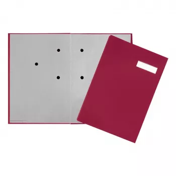 PAGNA Signature aplankas su 20 skyrių - A4 - kartonas - raudona - balta - vertikali orientacija - 240 mm - 25 mm