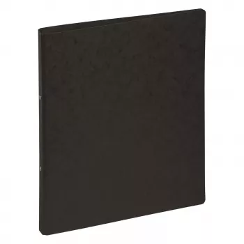 PAGNA 44096-04 A4 apvalus žiedinis segtuvas, juodas, 16 mm žiedo skersmuo, 25 mm nugarėlės plotis