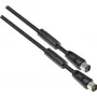 GoodConnections TV antenos laidas, Coax kištukas į Coax lizdą (nikeliuotas), 2x ferito šerdis, 2x ekranuotas, A klasė, 9,5 m