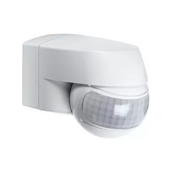 ESYLUX MD 200 laidinis sieninis PIR judesio detektorius, 12 m diapazonas, baltas, IP44, 2000 liuksų
