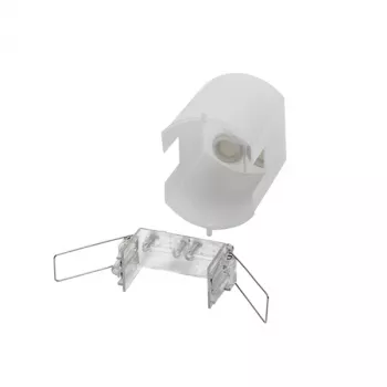 ESYLUX EP10425929 Paviršinis montažinis korpusas Baltas Polipropilenas 63x63mm