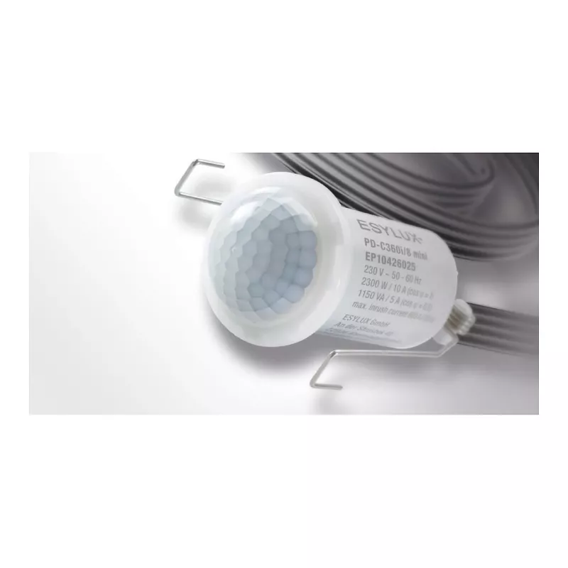 ESYLUX EP10426155 belaidis lubinis buvimo detektorius 360° 8m IP55 baltas