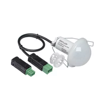 ESYLUX PD-C 360i/12 mini KNX PIR jutiklis – lubinis montavimas – 12 m – baltas