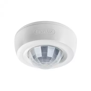 ESYLUX lubų buvimo detektorius 360° paviršinis montavimas 24m perjungimas nuliniame taške PD 360/24