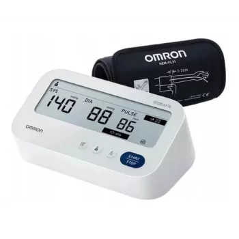 Omron M3 Comfort AFib Viršutinės rankos kraujospūdžio matuoklis Baltas