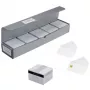 ICO MAGCARD250 Magnetinės juostos kortelės, 250 vnt. pakuotė, baltos PVC plastikinės kortelės su HiCo magnetine juosta, 30 mil, kreditinės kortelės dydžio