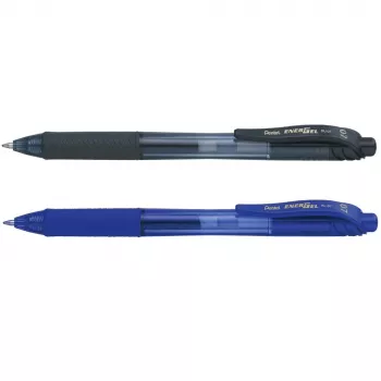 Pentel EnerGel-X BL107 Gelinis rašiklis 0,35 mm itin plonas, įvairių spalvų rašalas, 4 vnt. pakuotė