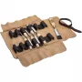 KIRSCHEN Bench Chisel Set in Leather Roll, 6-Piece