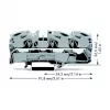 WAGO 2016-1301 Praeinanti gnybtų jungtis - 12 mm - 91,8 mm - 36,9 mm - 800 V
