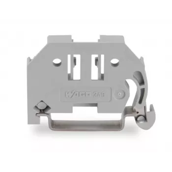 WAGO 249-116 besraigtis galinis ribotuvas, 6 mm, 35 x 15 DIN bėgiui, pilkas