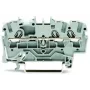 WAGO 2002-1301 Push-in CAGE CLAMP gnybtų blokas, 2 laidininkai, 2,5 mm², 800 V, pilkas