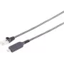 S-IMPULS USB-C į RJ45 Gigabit Ethernet adapterio kabelis 15m juodas