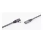 ShiverPeaks USB 3.2 ilginimo laidas 90° kampu, Type-A kištukas į lizdą, 0,25 m, juodas