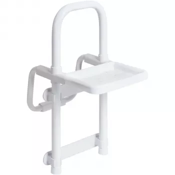 Weinberger Gratia vonio įlipimo pagalbinė priemonė - balta/pilka, TÜV/GS sertifikuota, tvirtinimas be įrankių, maks. 120 kg