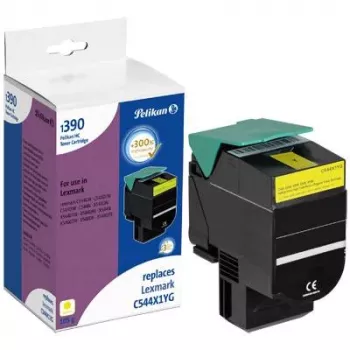 Pelikan toneris, skirtas Lexmark C544X1YG, geltonas