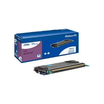 Pelikan dažų kasetė, skirta Lexmark C746A1CG, žydra