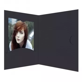 Daiber Opti-Line Photo Folders 5x7 cm Black - 100 Pack