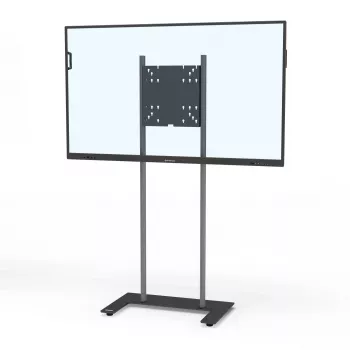 Kindermann Premium DS Racer grindinis stovas LCD ekranams iki 70 inch - anoduotas aliuminis - juoda, sidabrinė metalinė