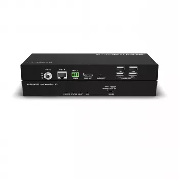 Kindermann HDMI-HDBT 2.0 prailgintuvas - imtuvas - RS-232 - USB 2.0