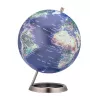 TROIKA Globe 23.5 Degrees (G2507-P2P2/CB) - stalinis gaublys-popieriaus prispaudėjas, chromuotas pagrindas, 60mm