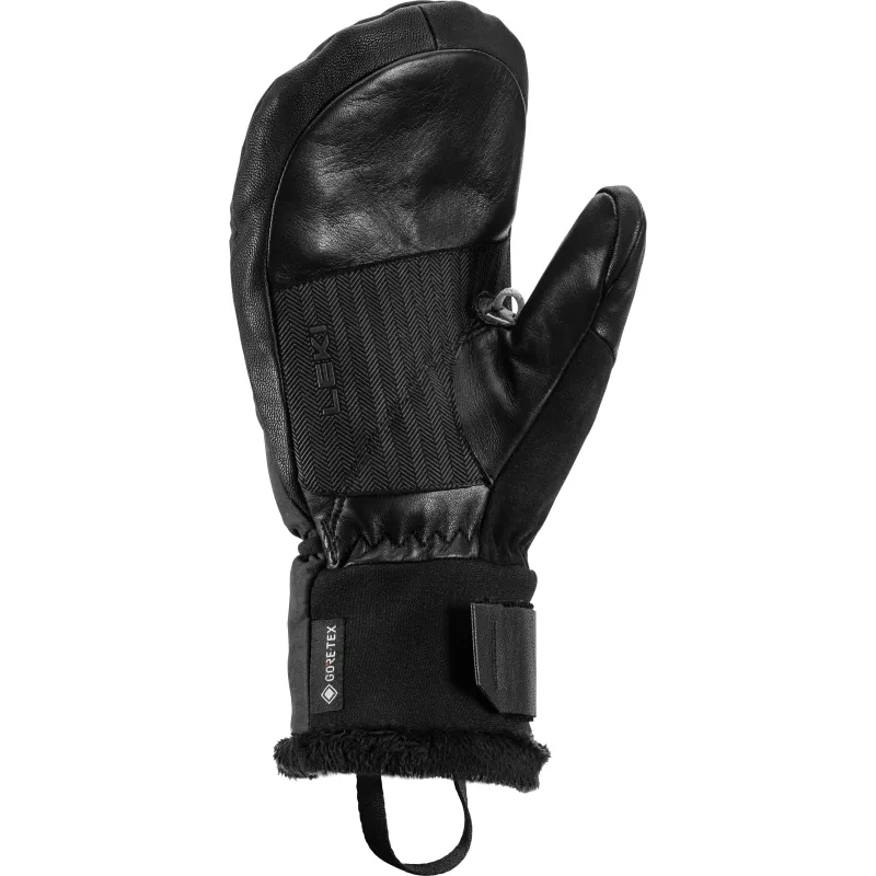 LEKI Lantana 3D GTX Women Mitt juodos kumštinės pirštinės 6.5