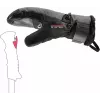 LEKI Lantana 3D GTX Women Mitt juodos kumštinės pirštinės 6.5
